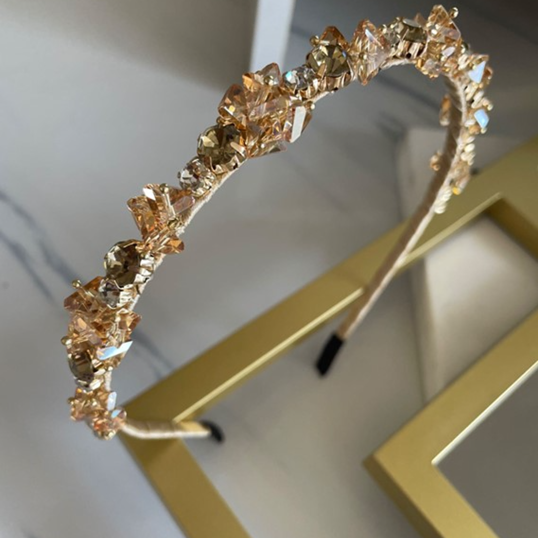Diadema Queen Muranos Beige-img-1